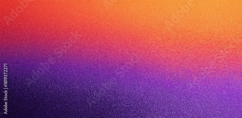 Graded, textured surface, blends from orange to purple