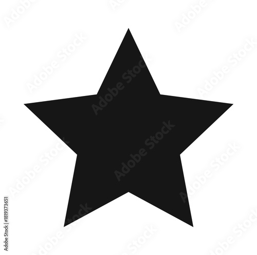 Star rate vector design in clean minimal style, suitable for ratings, reviews, UI elements, and modern digital interface projects in scalable vector format.