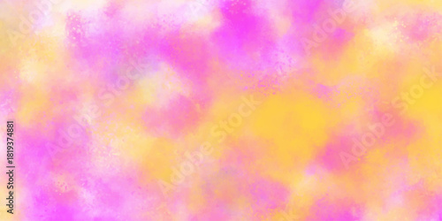 Abstract background with purple orange watercolor. abstract light color grunge explosion on white background. Freeze motion of splash. Artwork for creative banner, card, template, design vector.	
