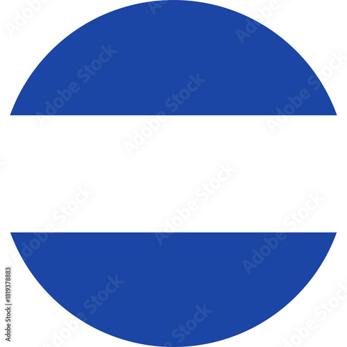 Free Download El Salvador round civil flag. Flag of Salvador circle sticker, badge, icon, map pin, background. Salvadoran flag button. - GFXLoad