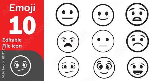 Versatile icon set for digital and print projects