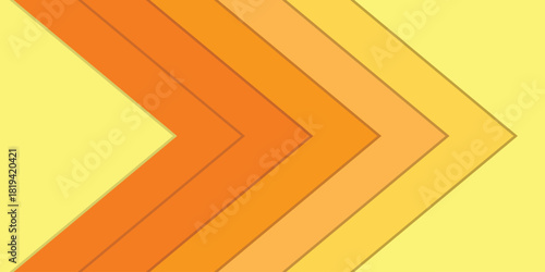 Chevron Stripes with Transparent Background in Orange and Yellow Tones, Geometric Pattern, Layered Design