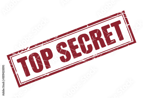 A stamped 'Top Secret' document signifies confidential information.