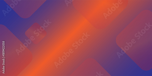 Abstract Orange blue background , background can used for wallpaper or design , Hot tone , vector.