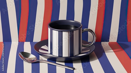 a cup of coffee on the table