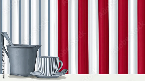 a cup of coffee on the table