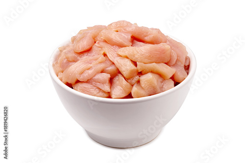 Food styling image showcasing raw chicken portions prepared for culinary use and promotion