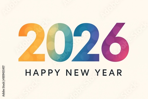 Green calligraphy 2026 clipart with white background for Happy New Year horse calendar design