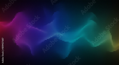 Abstract digital background with glowing colorful gradient