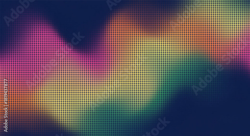 Abstract digital background with glowing colorful gradient
