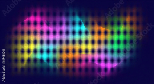 Abstract digital background with glowing colorful gradient