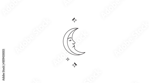 Abstract vector illustration background design with black silhouette icon, nature shape, and water wave symbol