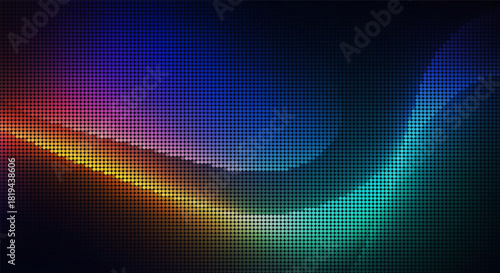 Abstract digital background with glowing colorful gradient