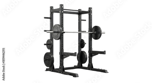 Heavy Duty Power Rack Isolated