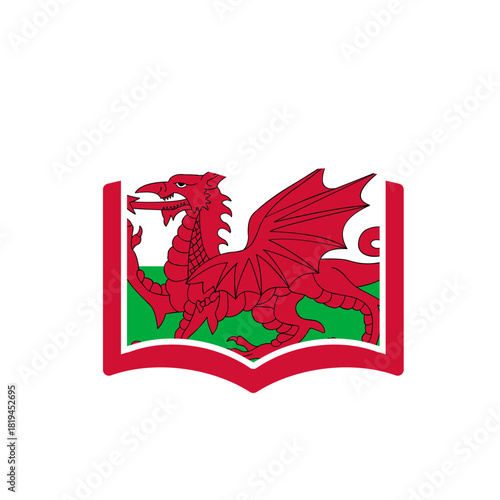 Wales Holy Book In Icon