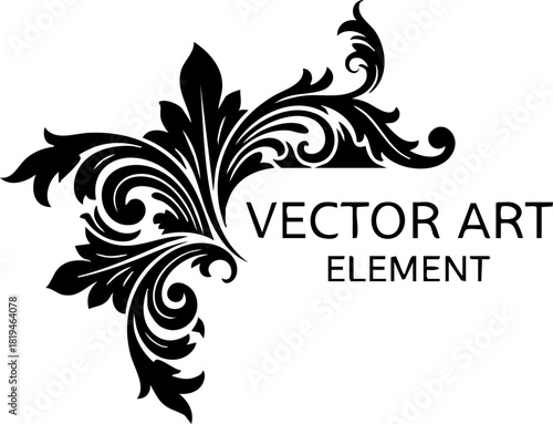 Elegant flourish design with ornate scrollwork and decorative flourish elements perfect for luxury branding and sophisticated invitations.