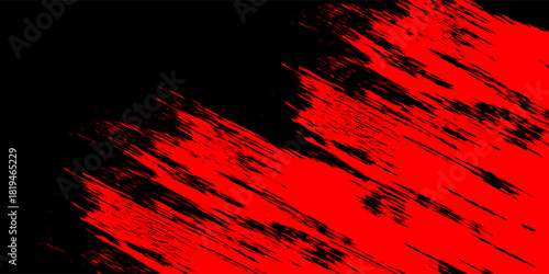 Glitch distorted grunge background. Noise destroyed texture. Red halftone color pattern gradient grunge texture background.