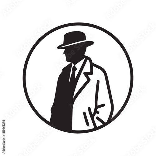 Noir Silhouette Mystery, Style, and Classic Detective Imagery. 