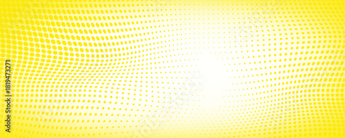 Dots halftone orange color pattern gradient texture with technology digital background. Dots pop art comics with summer background. modern vector