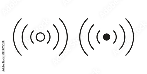 Live streaming icons set isolated on white background flat vector illustration.
