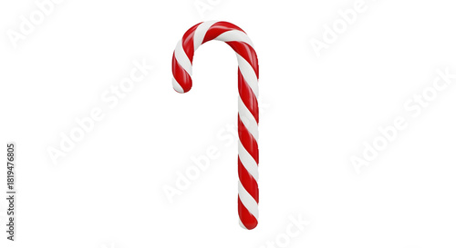 Glossy red-white candy cane floats. Perfect for Christmas backgrounds, holiday flyers, and festive product photography.