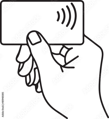 Credit card set of web icons in line style. A collection of linear icons representing credit card concepts, including payment, wallet, security, contactless payment, transaction.
