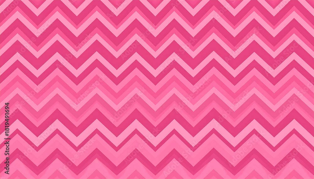 Fototapeta premium Pink zigzag pattern with varying shades, creating an abstract visual