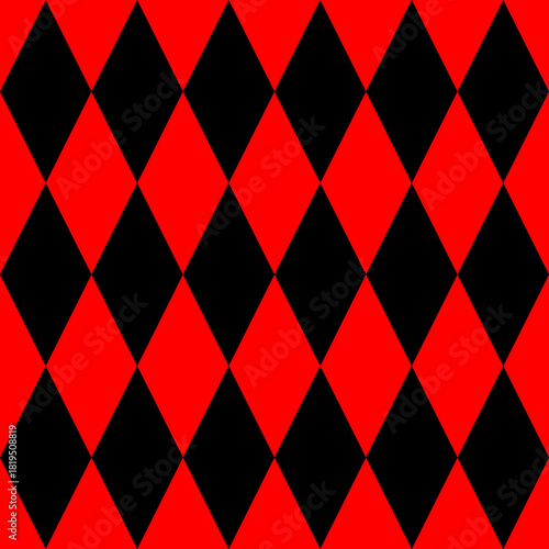 Tile black and red background or vector pattern