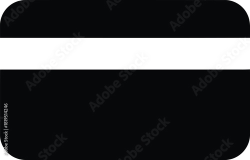 Modern credit card icon vector for digital payments, online shopping, and financial apps