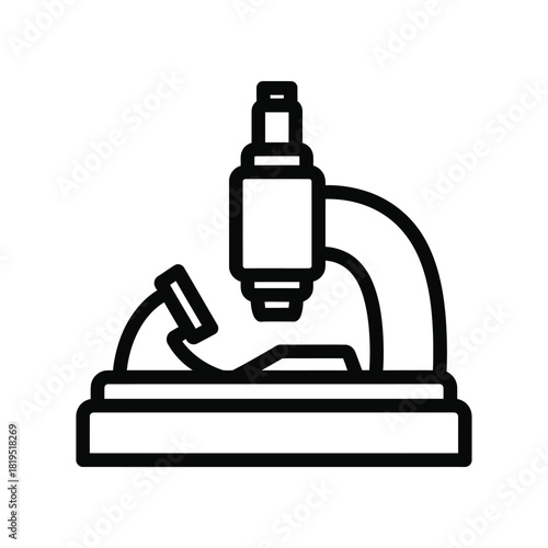 Creative Details Microtome Vector Illustration | Laboratory Cutting Instrument | Histology Sample Preparation Device