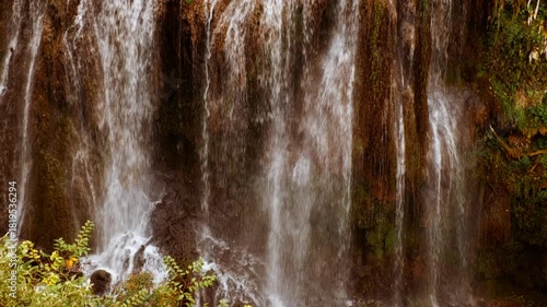 Spectacular Aniene Falls in Villa Gregoriana, Tivoli, Lazio, Rome, Italy