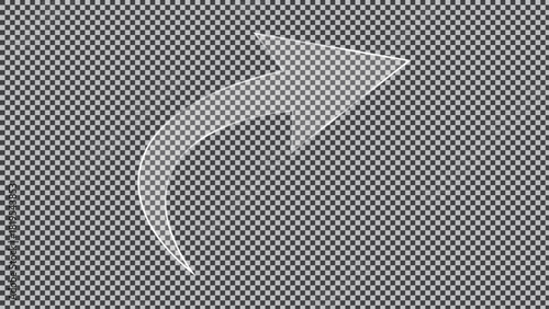 Liquid arrow vector frames set collection in arrow morphism style. Rectangular arrow vector illustration on isolated background. Transparent frame sign business concept.