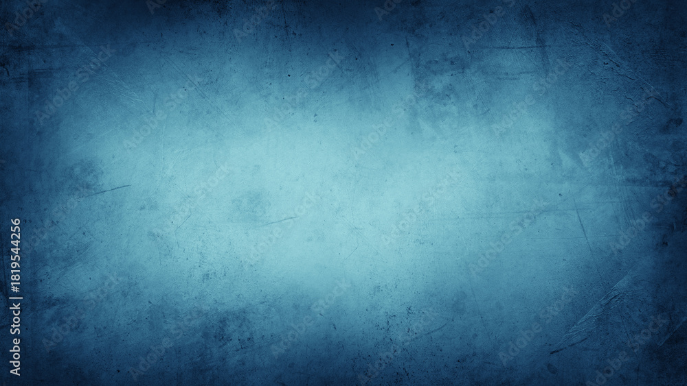 Obraz premium Blue textured concrete wall background