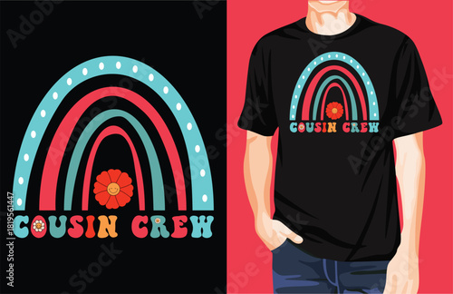 Cousin crew t-shirt design