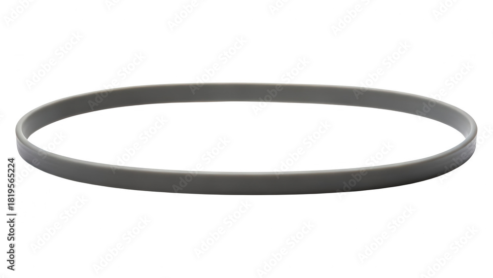 Naklejka premium Exercise Band on White Background for Fitness Training and Physical Therapy