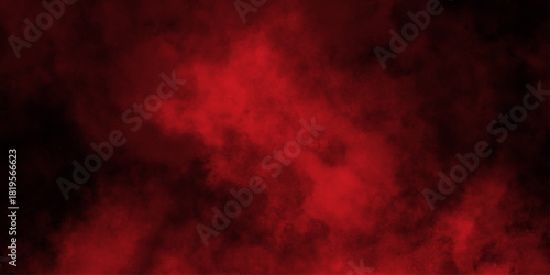 Red steam on a black background. Abstract black and red fantasy watercolor background abstract fire flame grunge texture background . mysterious flowing digital particles of red clouds grunge .