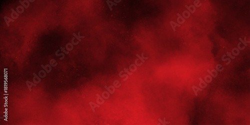Red steam on a black background. Abstract black and red fantasy watercolor background abstract fire flame grunge texture background . mysterious flowing digital particles of red clouds grunge .