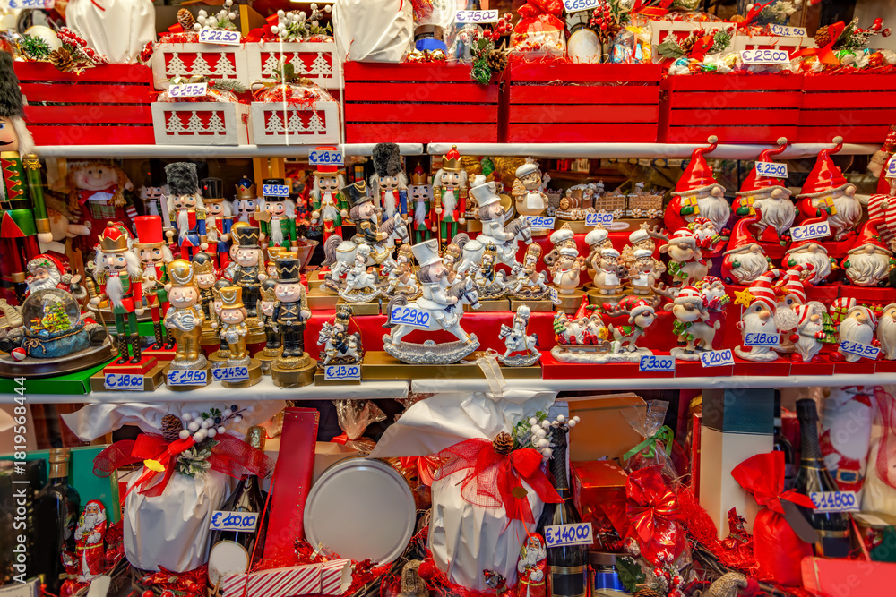 Naklejka premium Christmas sweets and candies