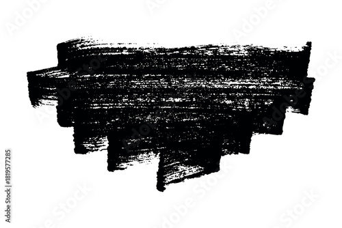 Brush paint stroke texture swatch Hand painted background Ink scribble dab clipart Paint smudge for tags and stamps design