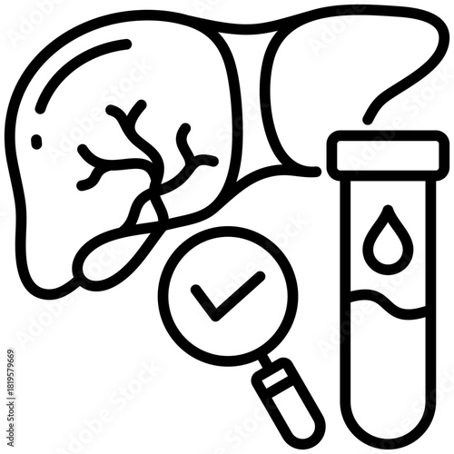 Liver Function Test Icon