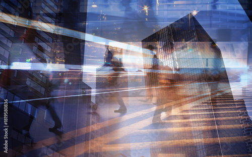 Photography Dynamic Urban Motion Double Exposure