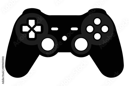 Black video game console