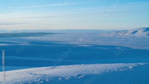 Snow covered winter landscape
