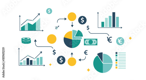 Financial Growth and Investment Strategy Infographic.