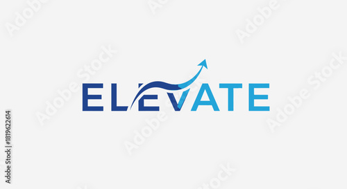 ELEVATE – Modern Minimalist Upward Arrow Logo