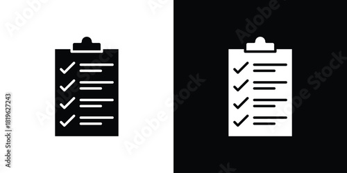 Clipboard icon design concept. vector flat icons