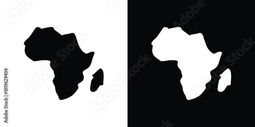 Earth africa icon design concept. vector flat icons