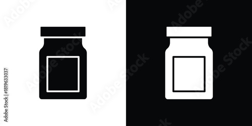 Jar icon design concept. vector flat icons