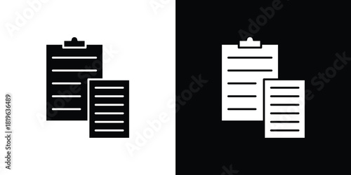 Paste icon design concept. vector flat icons