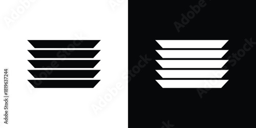 Plates icon design concept. vector flat icons